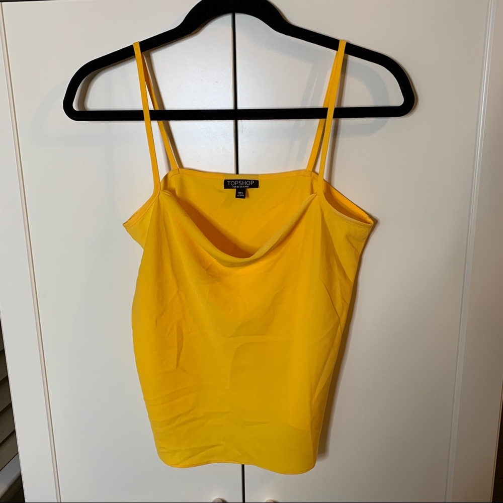 Topshop Spaghetti Strap Slouch Tank Top